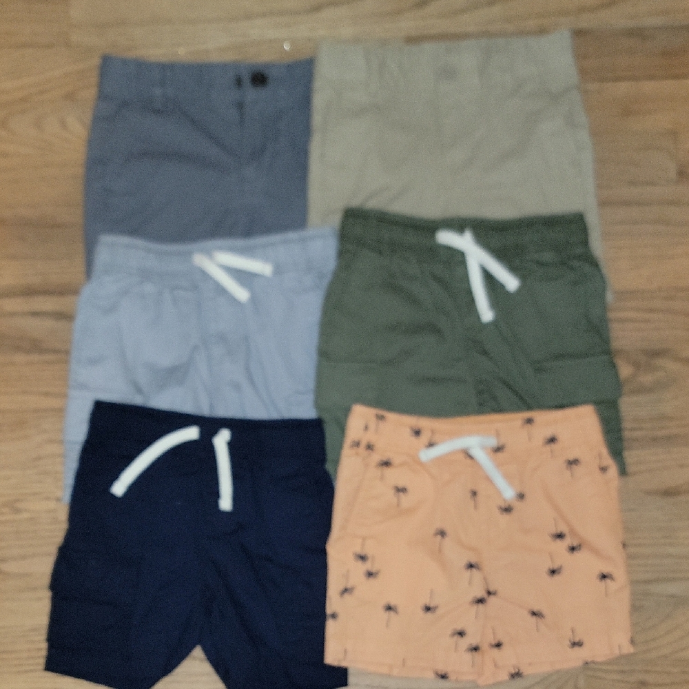 Old Navy Kids Shorts Set - Blue, Green, Tan, Orange